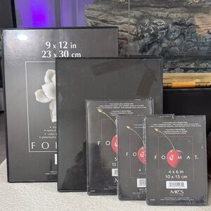 MCS Black Picture Frame Set of 5